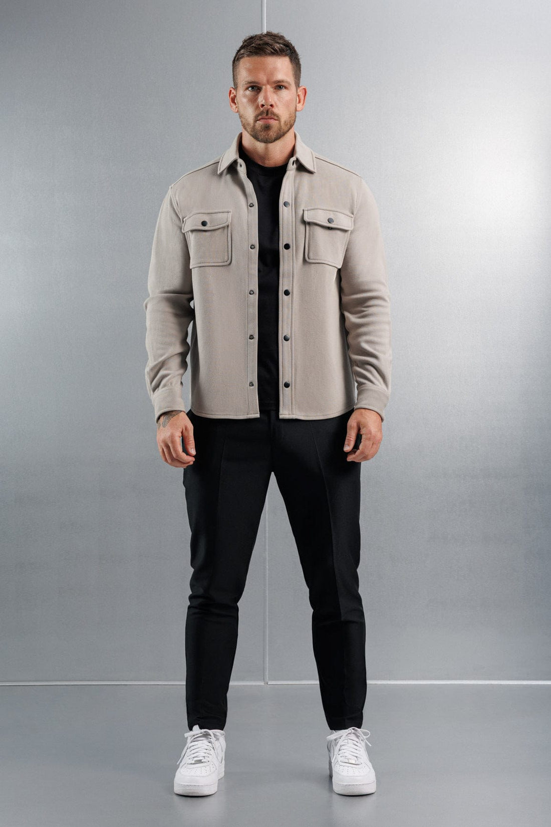 Legend London Shirt OVERSHIRT - LIGHT GREY