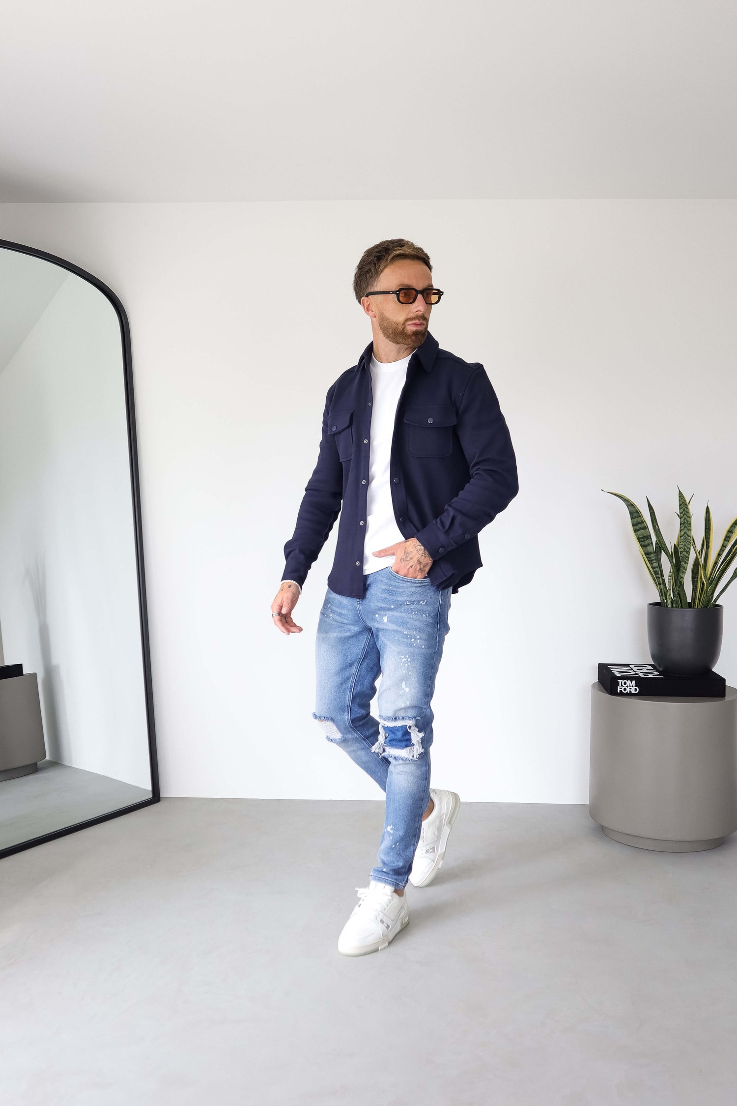 Legend London Shirt OVERSHIRT - NAVY