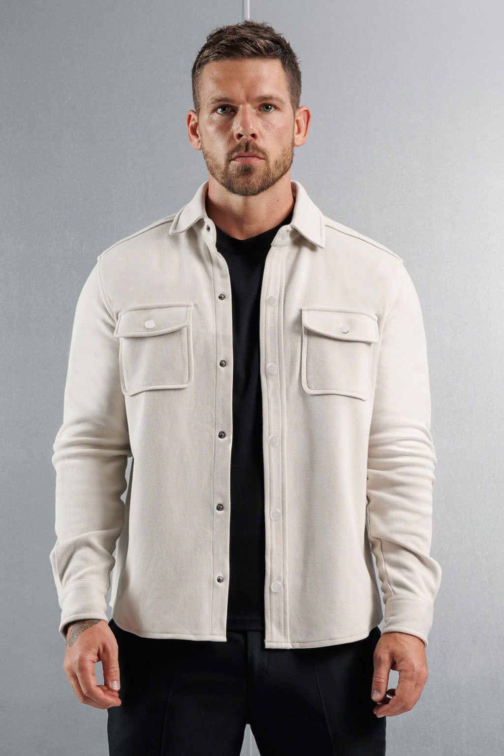 Legend London Shirt OVERSHIRT - STONE