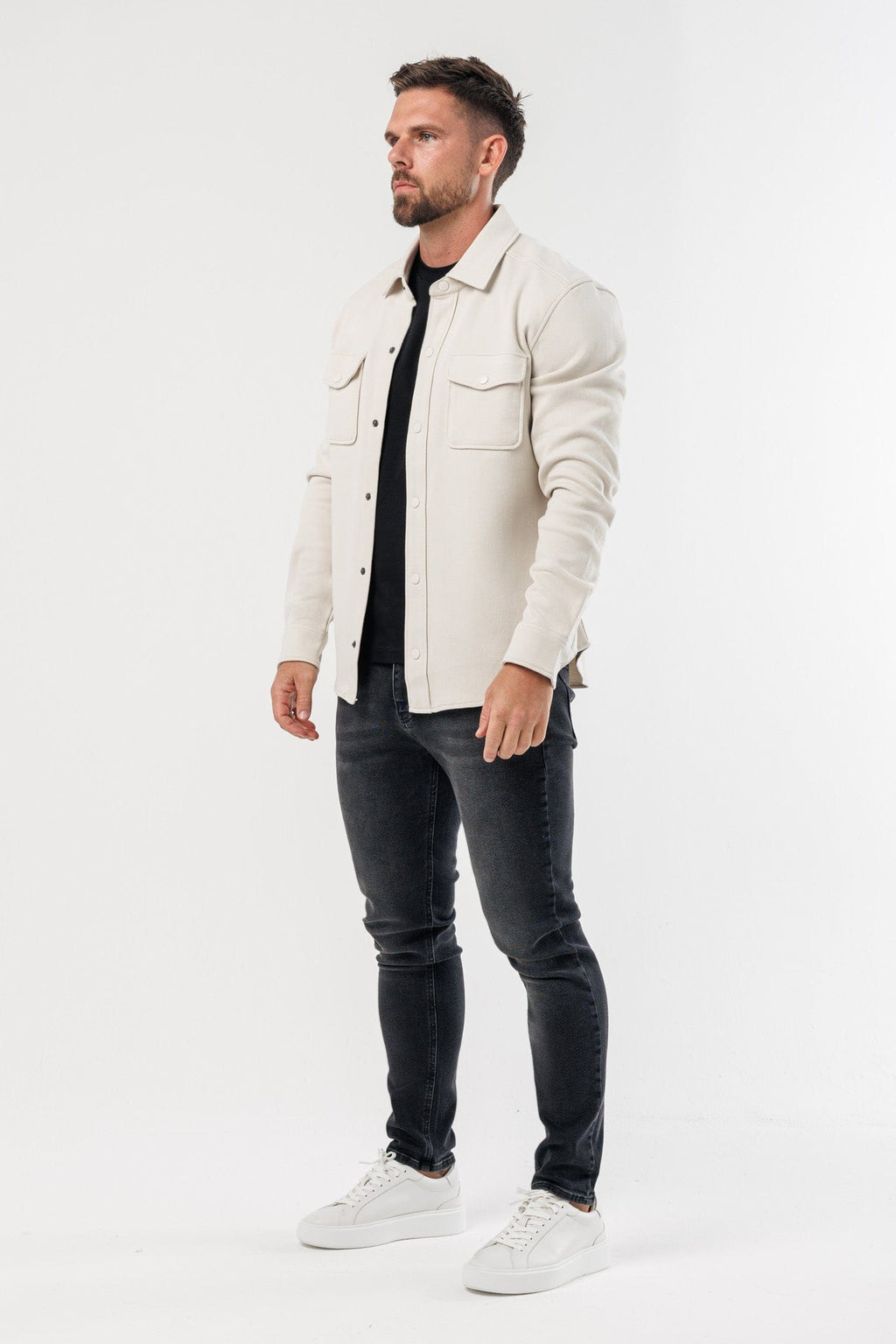 Legend London Shirt OVERSHIRT - STONE