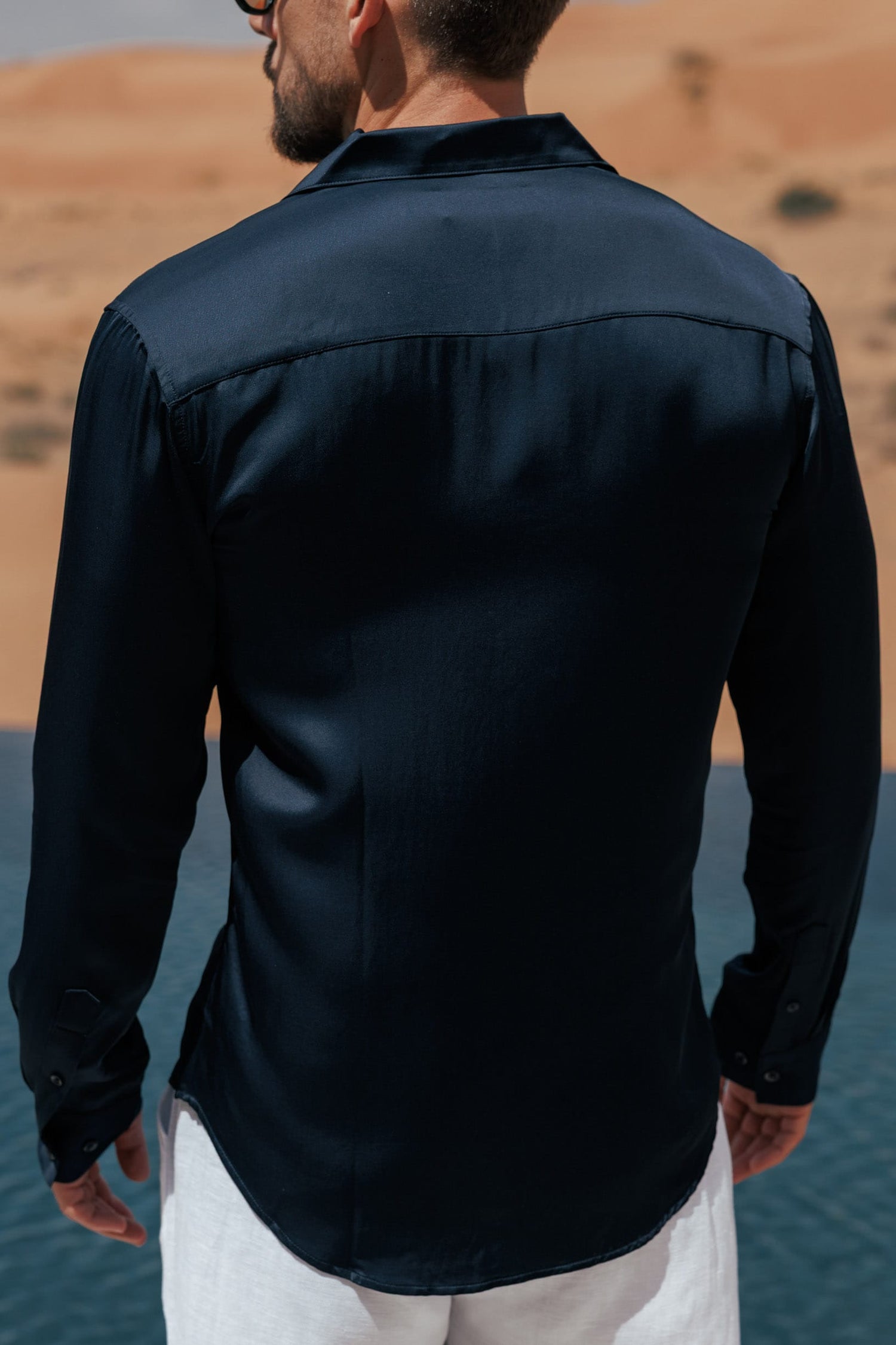 Legend London Shirt - Summer FLOW SHIRT - NAVY