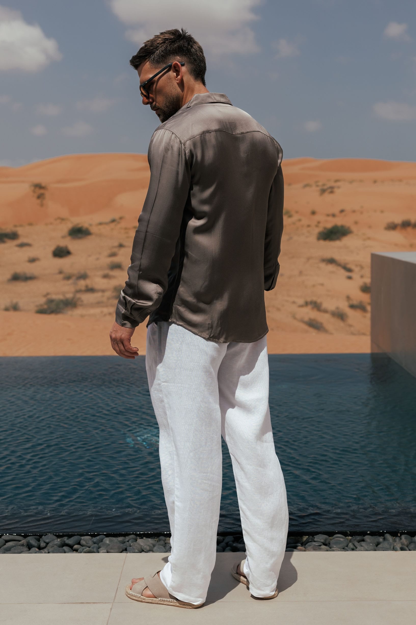 Legend London Shirt - Summer FLOW SHIRT - OAK