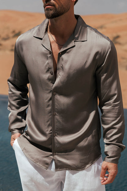 Legend London Shirt - Summer FLOW SHIRT - OAK