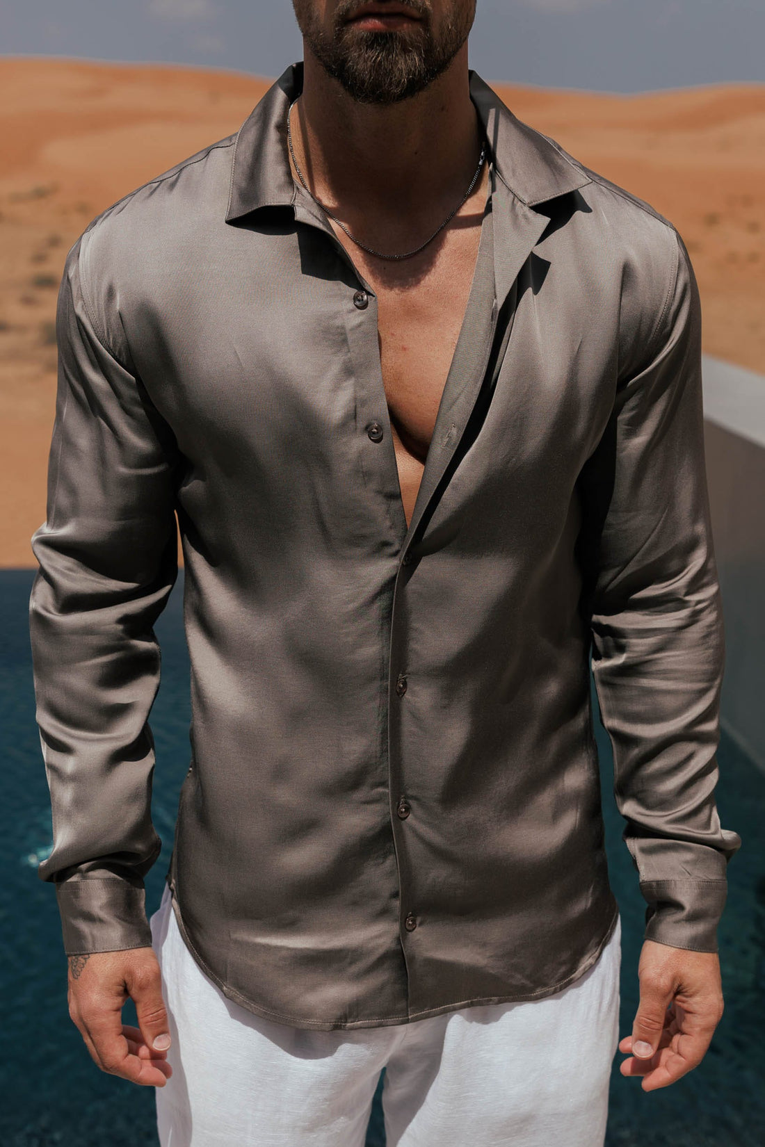 Legend London Shirt - Summer FLOW SHIRT - OAK