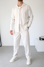 Legend London Shirt im Twin-Set - Beige