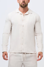 Legend London Shirt im Twin-Set - Beige