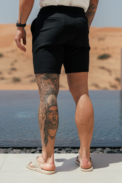 Legend London Short - Summer HYBRID SHORT - BLACK