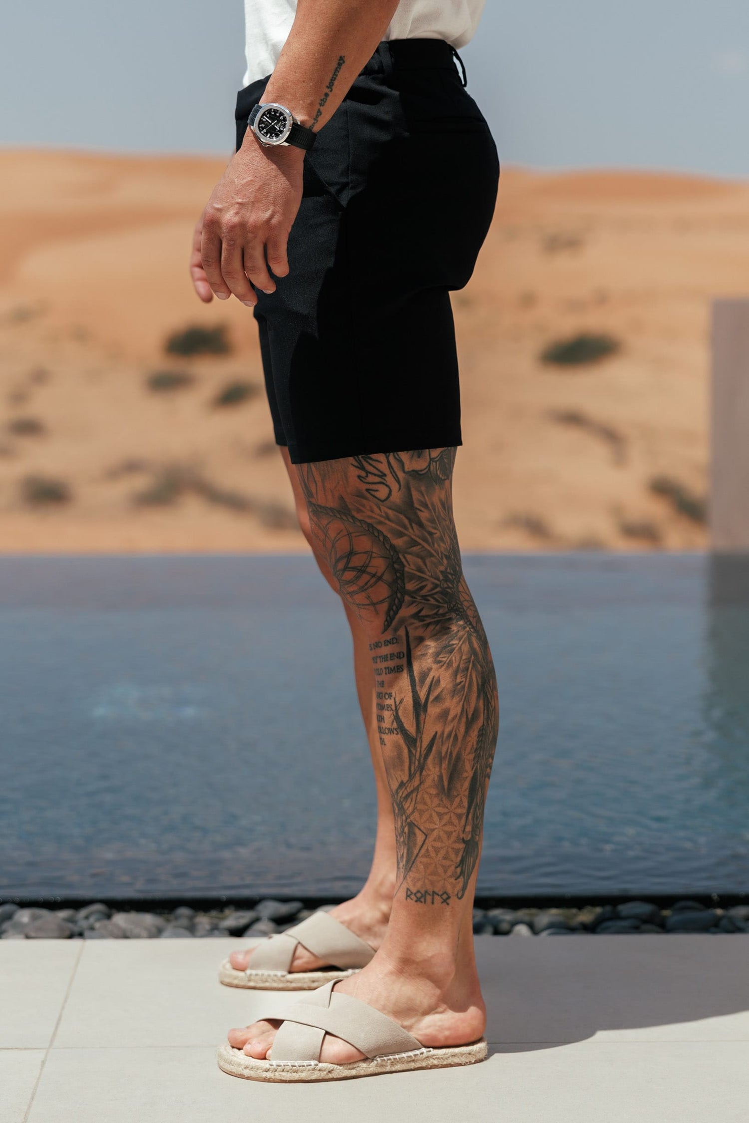 Legend London Short - Summer HYBRID SHORT - BLACK