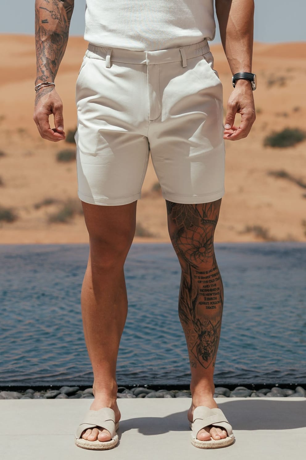 Legend London Short - Summer HYBRID SHORT - STONE