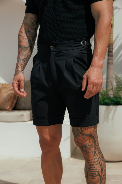 Legend London Short - Summer PREMIUM SIDE CINCH SHORT - BLACK