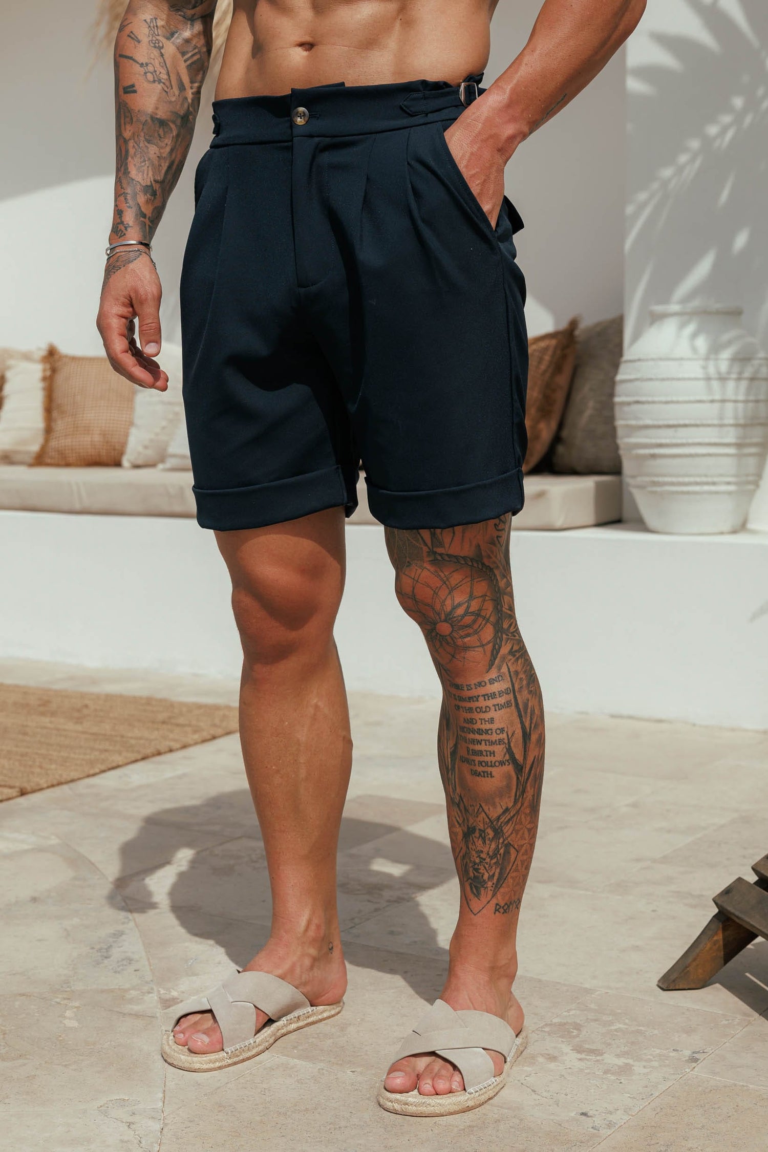 Legend London Short - Summer PREMIUM SIDE CINCH SHORT - NAVY