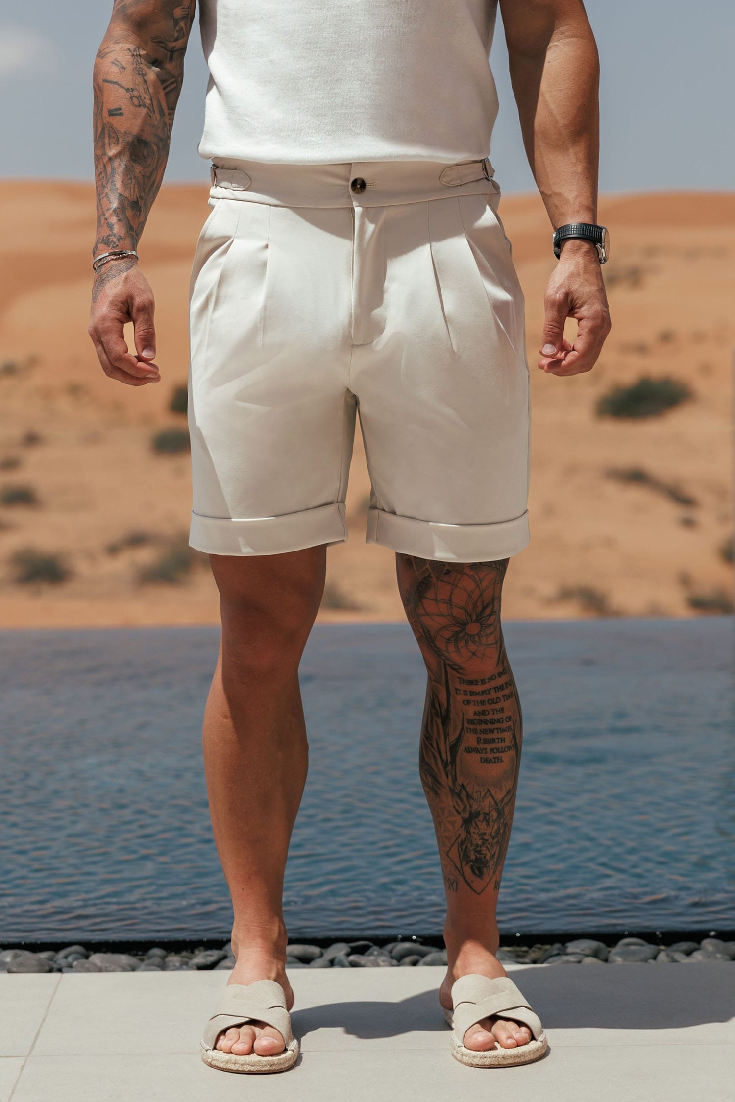 Legend London Short - Summer PREMIUM SIDE CINCH SHORT - STONE