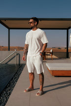 Legend London Shorts - Shorts con pinzas PLEATED SHORTS - BEIGE