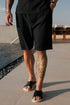 Legend London Shorts - Pleated PLEATED SHORTS - BLACK