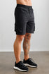 Legend London Shorts - Tech TECHNICAL CARGO SHORTS - BLACK
