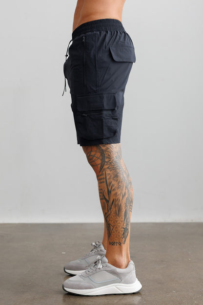 Legend London Shorts - Tech TECHNICAL CARGO SHORTS - NAVY