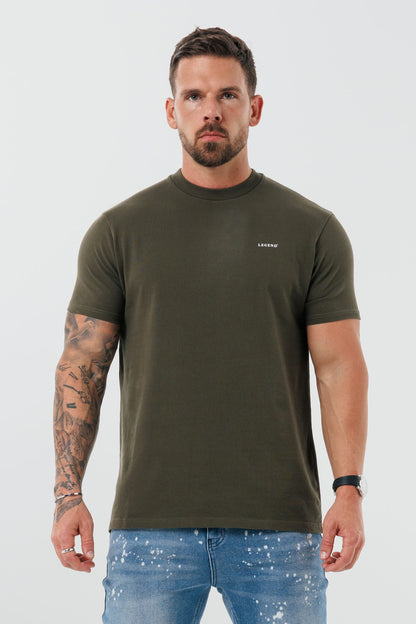Legend London T-SHIRT - BASICS PREMIUM BASICS T-SHIRT - ARMY GREEN
