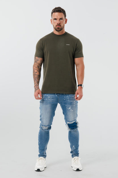 Legend London T-SHIRT - BASICS PREMIUM BASICS T-SHIRT - ARMY GREEN