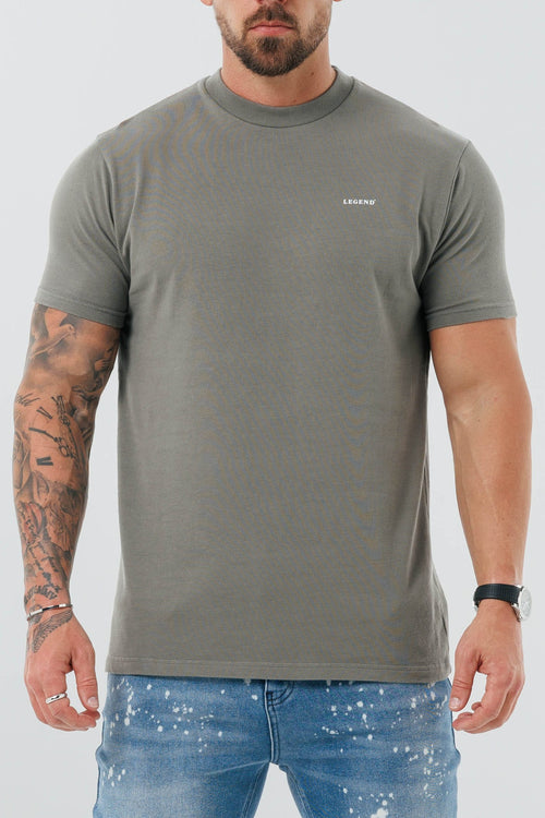 Legend London T-SHIRT - BASICS PREMIUM BASICS T-SHIRT - CHARCOAL GREY