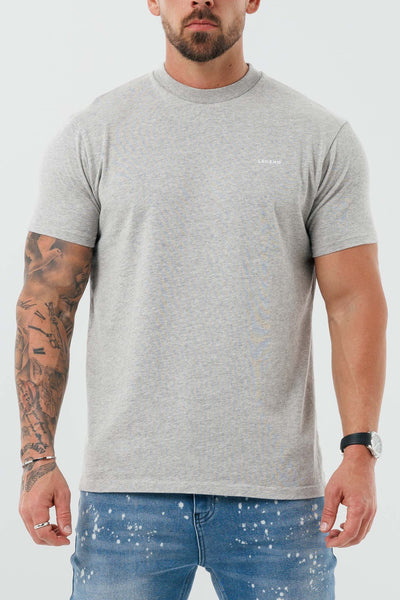 PREMIUM BASICS T-SHIRT - GREY MARL