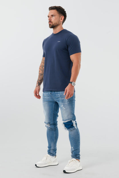 Legend London T-SHIRT - BASICS PREMIUM BASICS T-SHIRT - INDIGO NAVY
