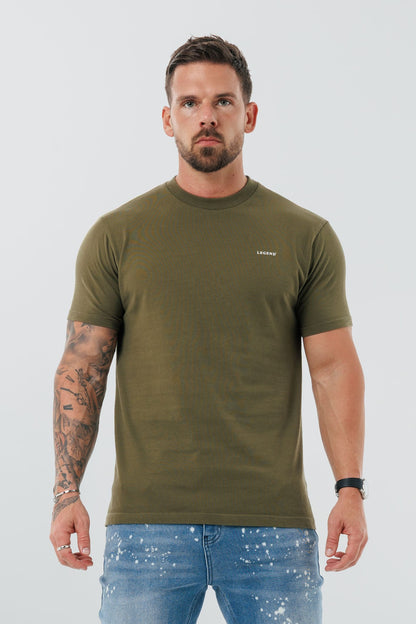 Legend London T-SHIRT - BASICS PREMIUM BASICS T-SHIRT - OLIVE
