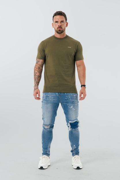 Legend London T-SHIRT - BASICS PREMIUM BASICS T-SHIRT - OLIVE