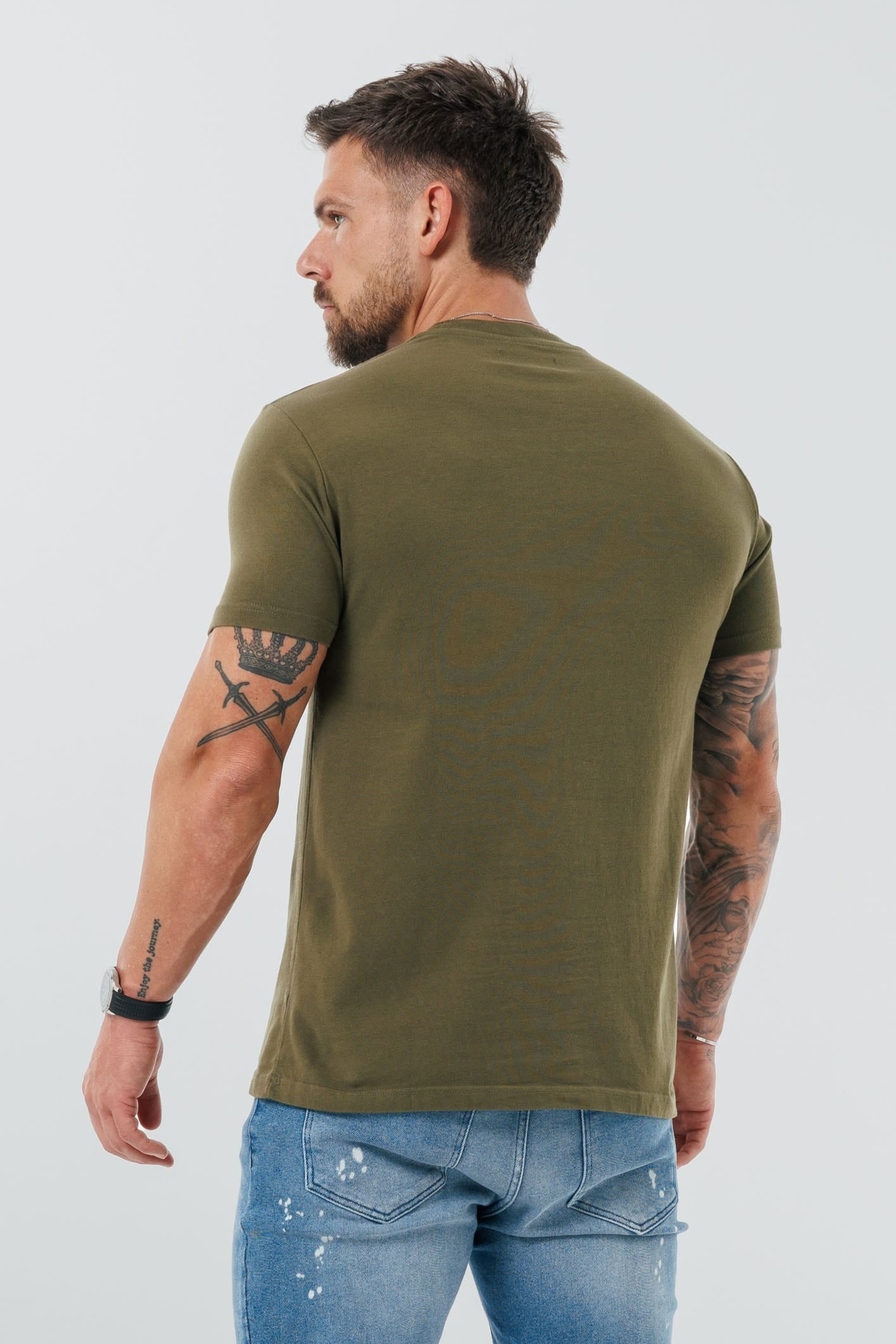 Legend London T-SHIRT - BASICS PREMIUM BASICS T-SHIRT - OLIVE