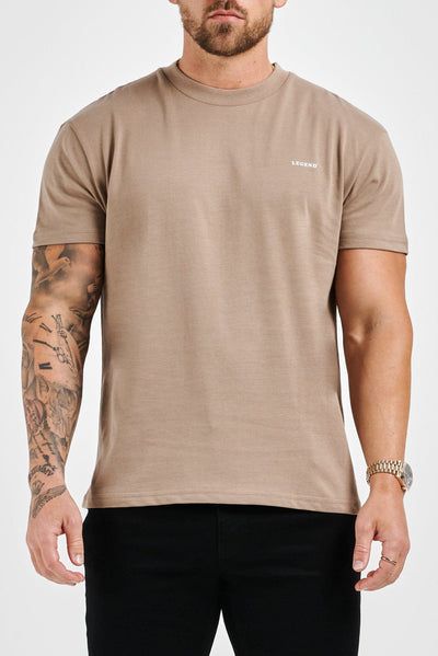 PREMIUM BASICS T-SHIRT - TAUPE