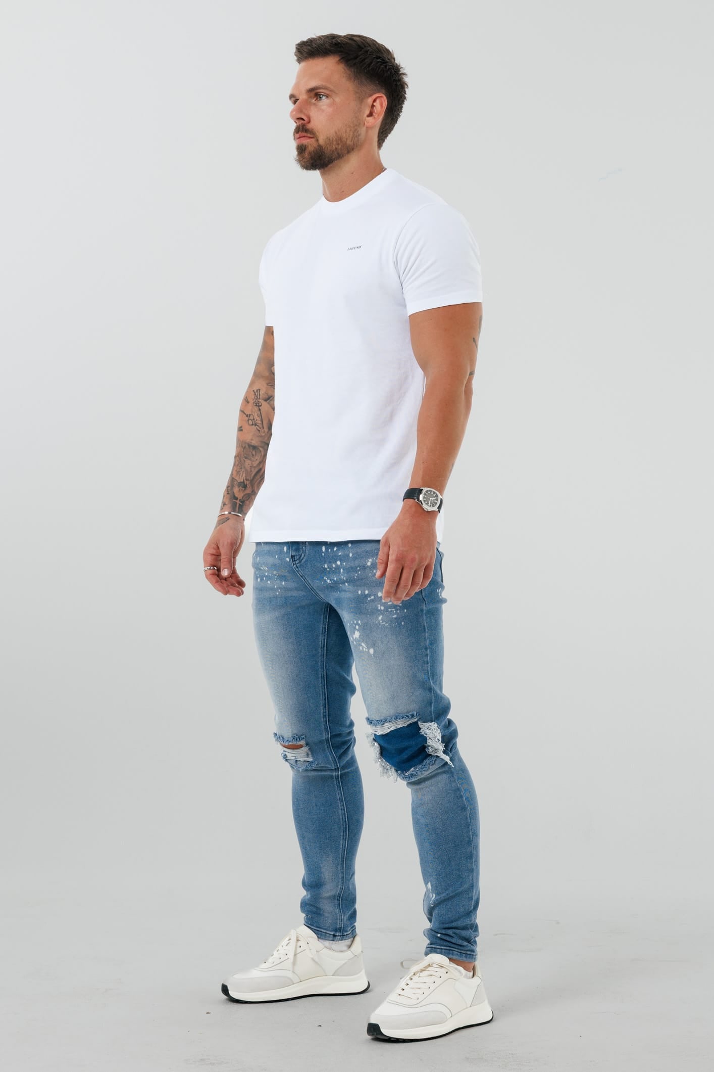 Legend London T-SHIRT - BASICS PREMIUM BASICS T-SHIRT - WHITE