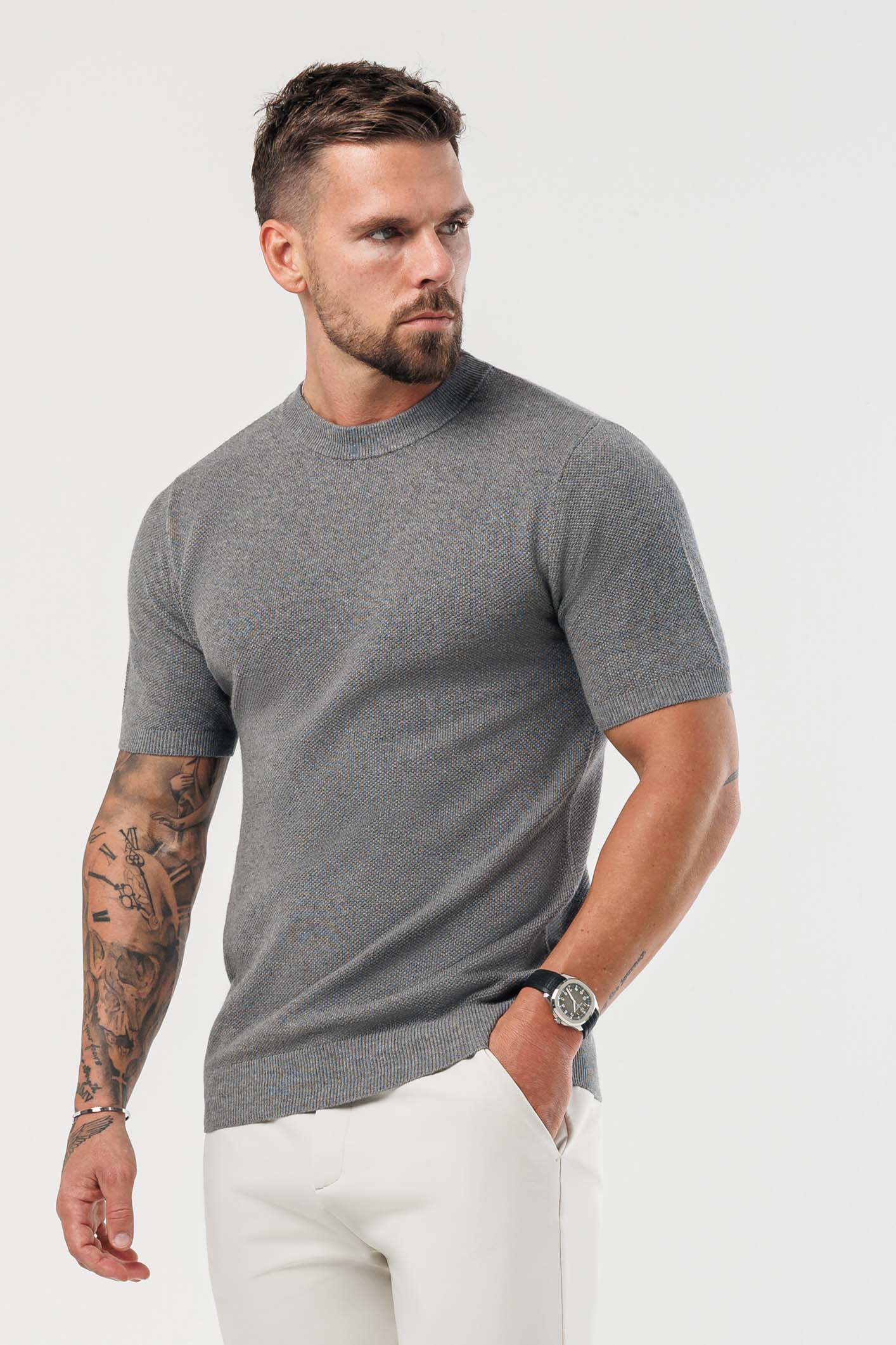 LEGEND LONDON T-SHIRT - COAST COAST T-SHIRT - DARK GREY