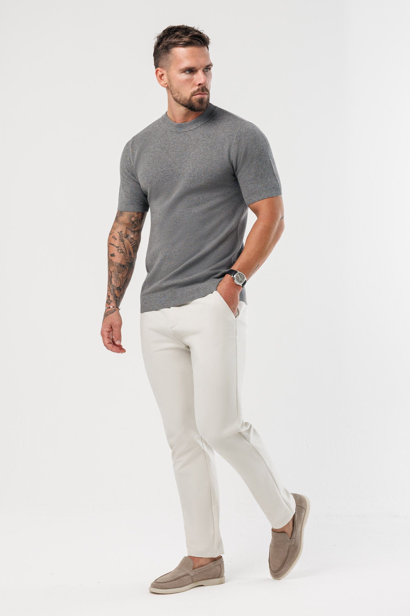 LEGEND LONDON T-SHIRT - COAST COAST T-SHIRT - DARK GREY