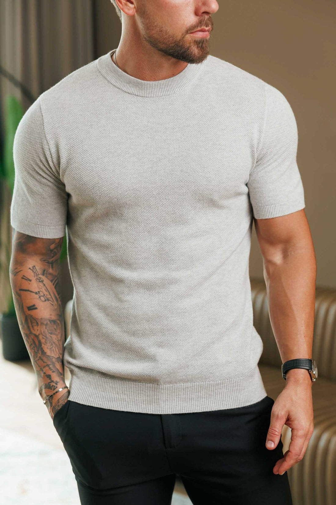 LEGEND LONDON T-SHIRT - COAST COAST T-SHIRT - GREY