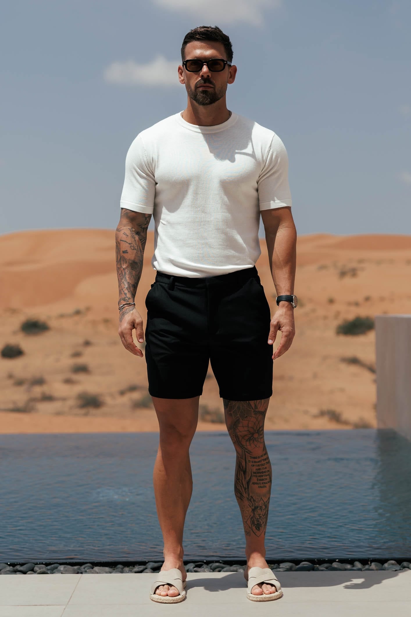Legend London T-SHIRT KNIT T-SHIRT - OFF WHITE