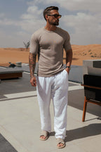 Legend London T-SHIRT KNIT T-SHIRT - TAUPE
