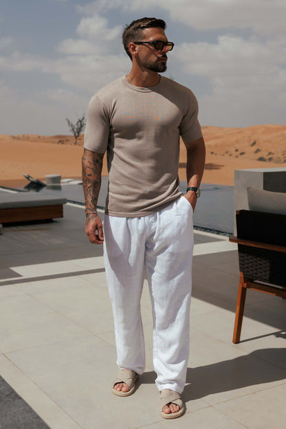 Legend London T-SHIRT KNIT T-SHIRT - TAUPE