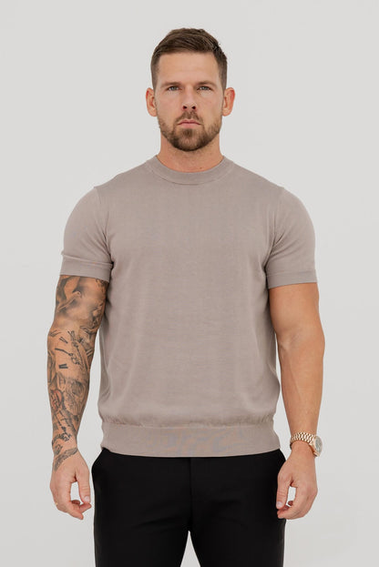 Legend London T-SHIRT KNIT T-SHIRT - TAUPE