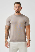 Legend London T-SHIRT KNIT T-SHIRT - TAUPE