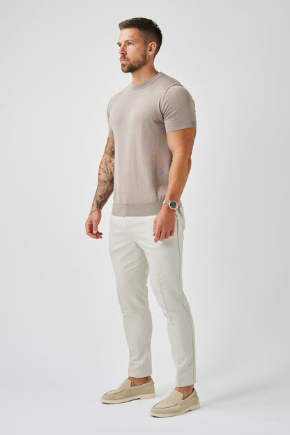 Legend London T-SHIRT KNIT T-SHIRT - TAUPE