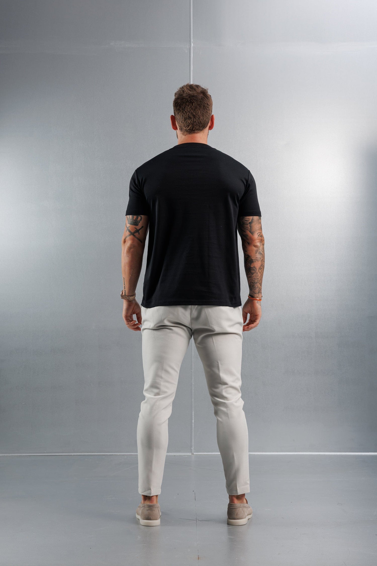 Legend London T-SHIRT MERCERISED T-SHIRT - BLACK