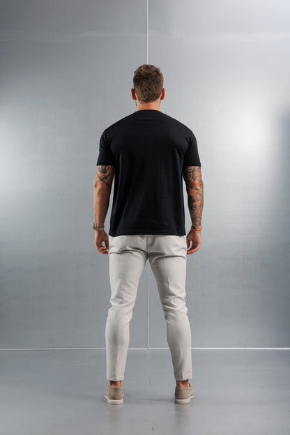 Legend London T-SHIRT MERCERISED T-SHIRT - BLACK