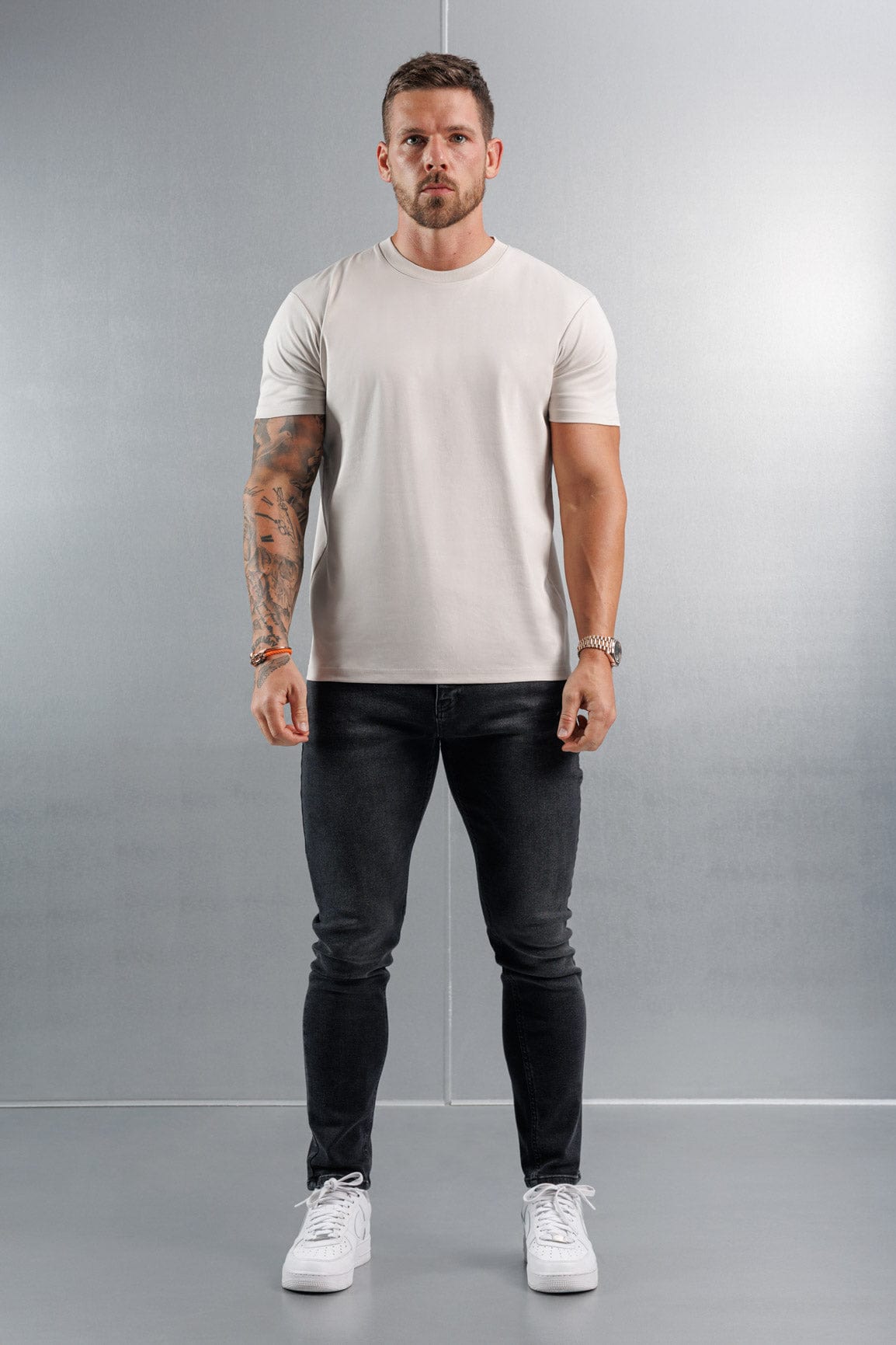 Legend London T-SHIRT MERCERISED T-SHIRT - CREME