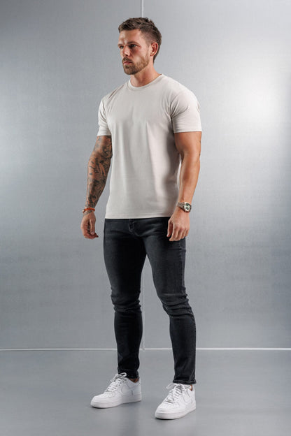 Legend London T-SHIRT MERCERISED T-SHIRT - CREME