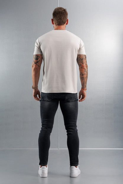 Legend London T-SHIRT MERCERISED T-SHIRT - CREME
