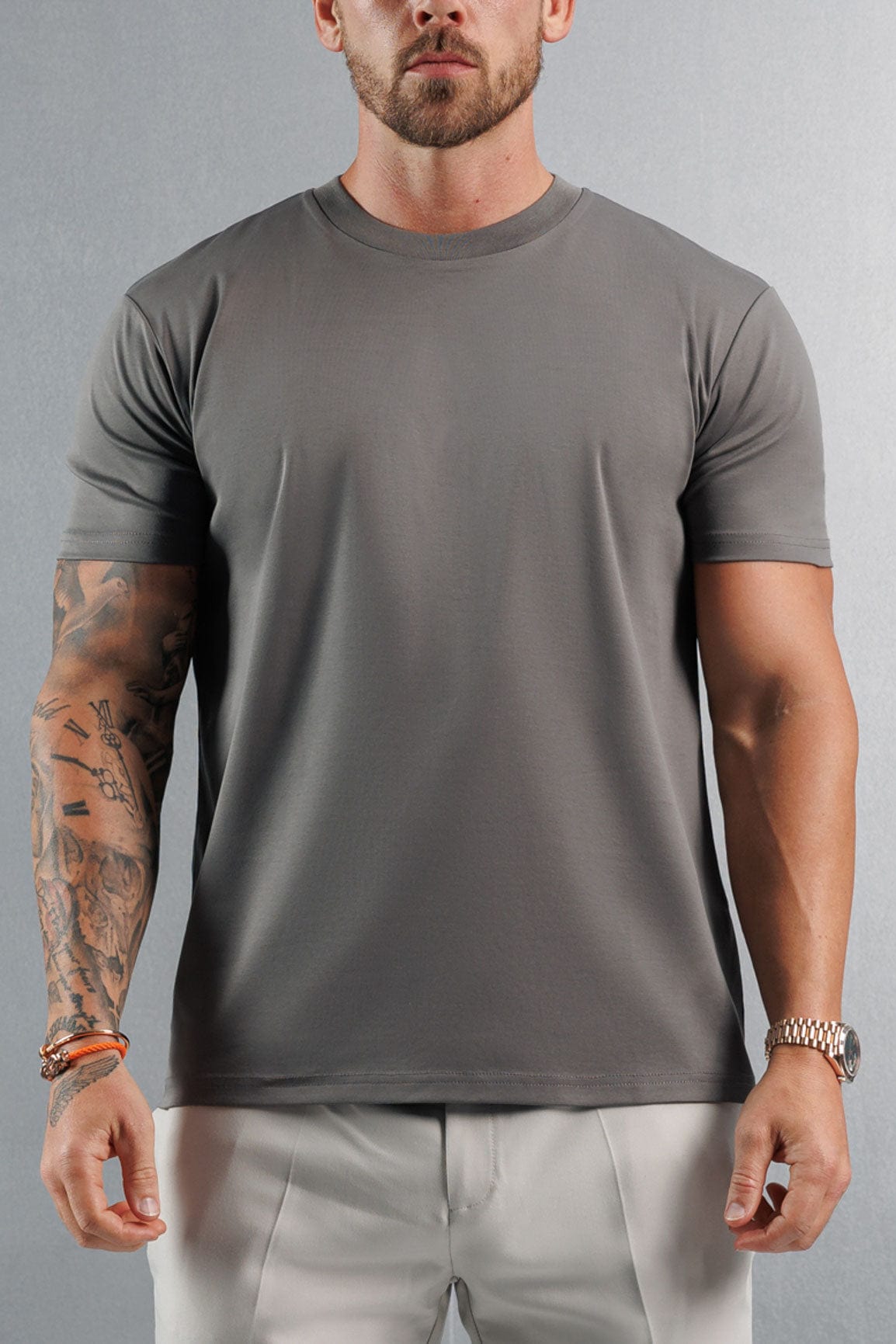 Legend London T-SHIRT MERCERISED T-SHIRT - DARK GREY
