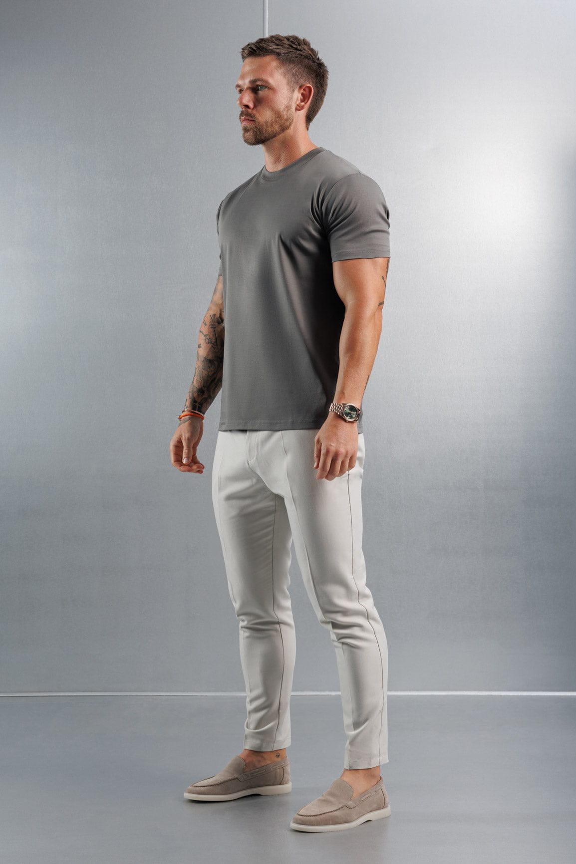Legend London T-SHIRT MERCERISED T-SHIRT - DARK GREY
