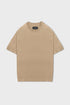 Legend London T-SHIRT MICRO LOGO OVERSIZED T-SHIRT - TAUPE BROWN