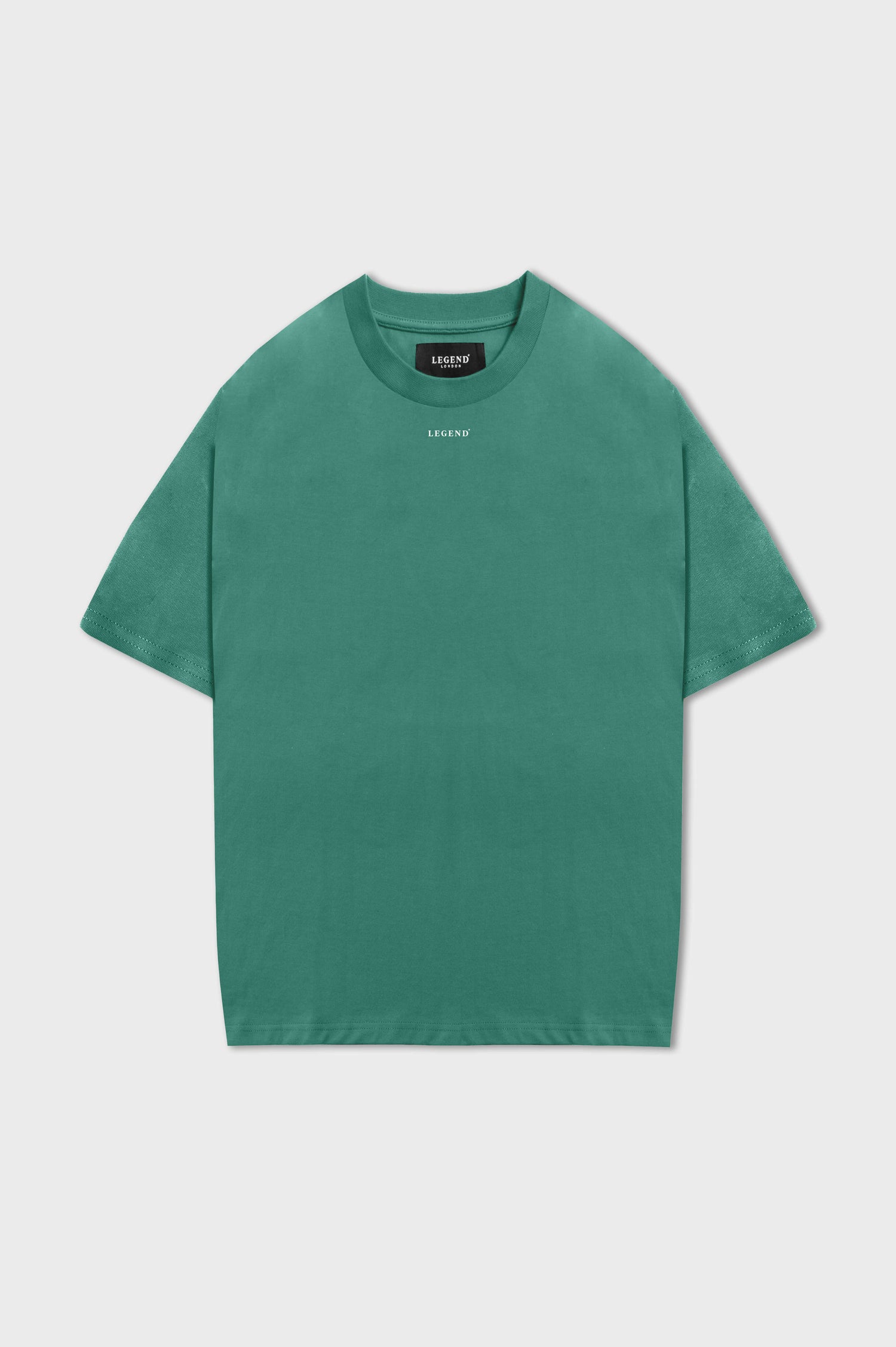 Legend London T-SHIRT MICRO LOGO OVERSIZED T-SHIRT - TREKKING GREEN