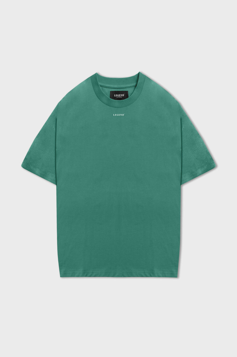 Legend London T-SHIRT MICRO LOGO OVERSIZED T-SHIRT - TREKKING GREEN