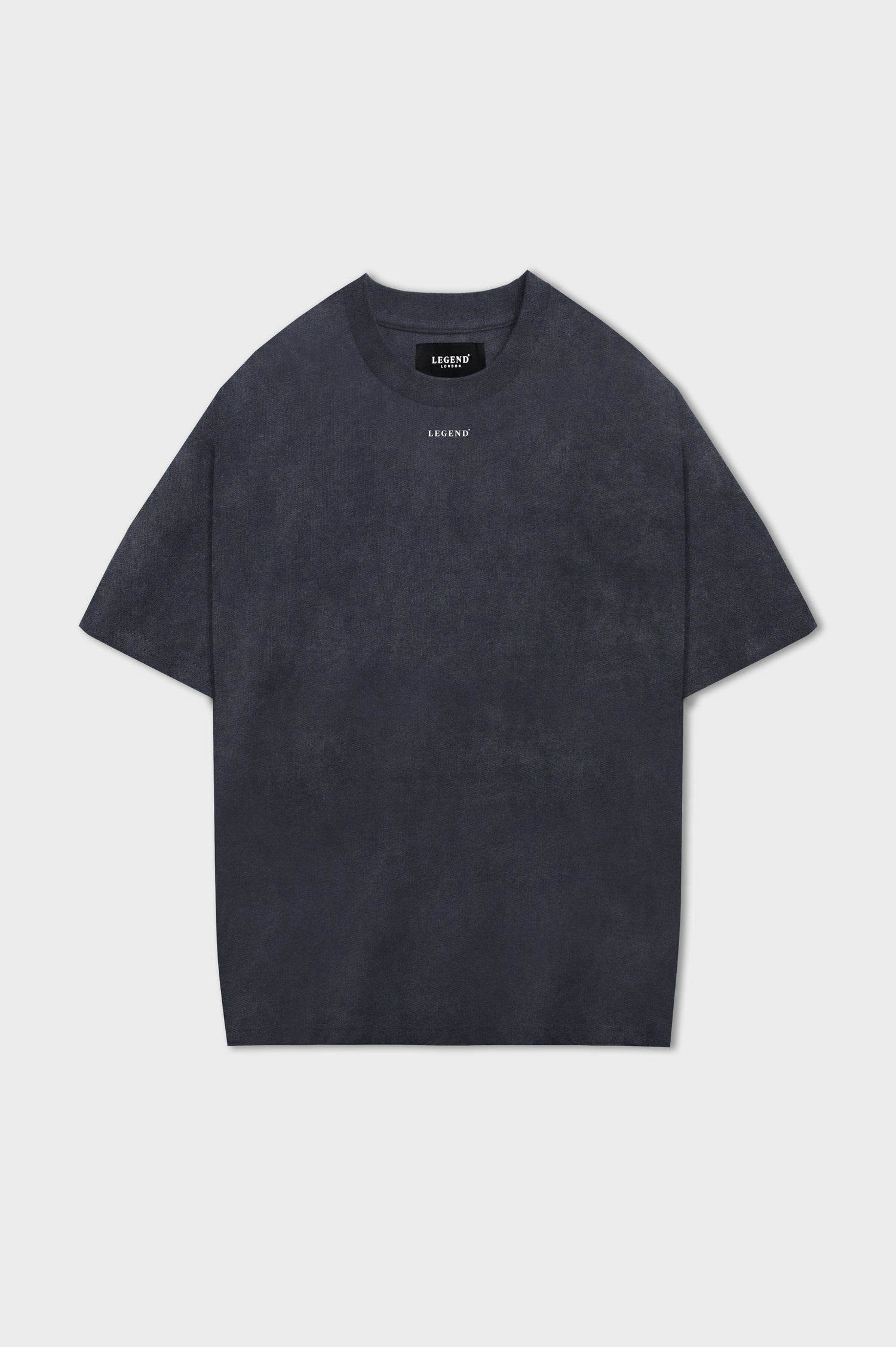 Legend London T-SHIRT MICRO LOGO OVERSIZED T-SHIRT - WASHED GREY